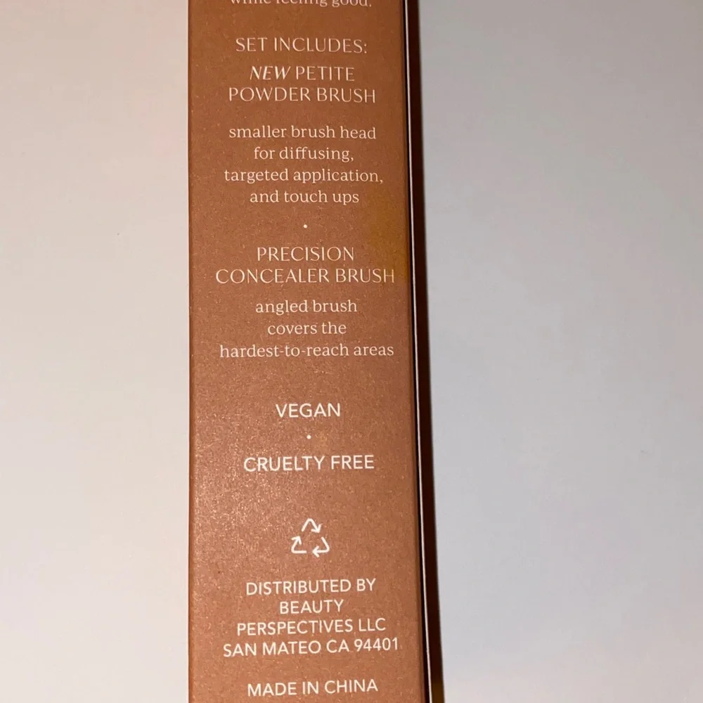 New in Box Complex Culture Two Angled Vegan Makeup Brushes